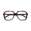 Oversized Square Tortoiseshell Sunglasses With Silver Metal Bridge