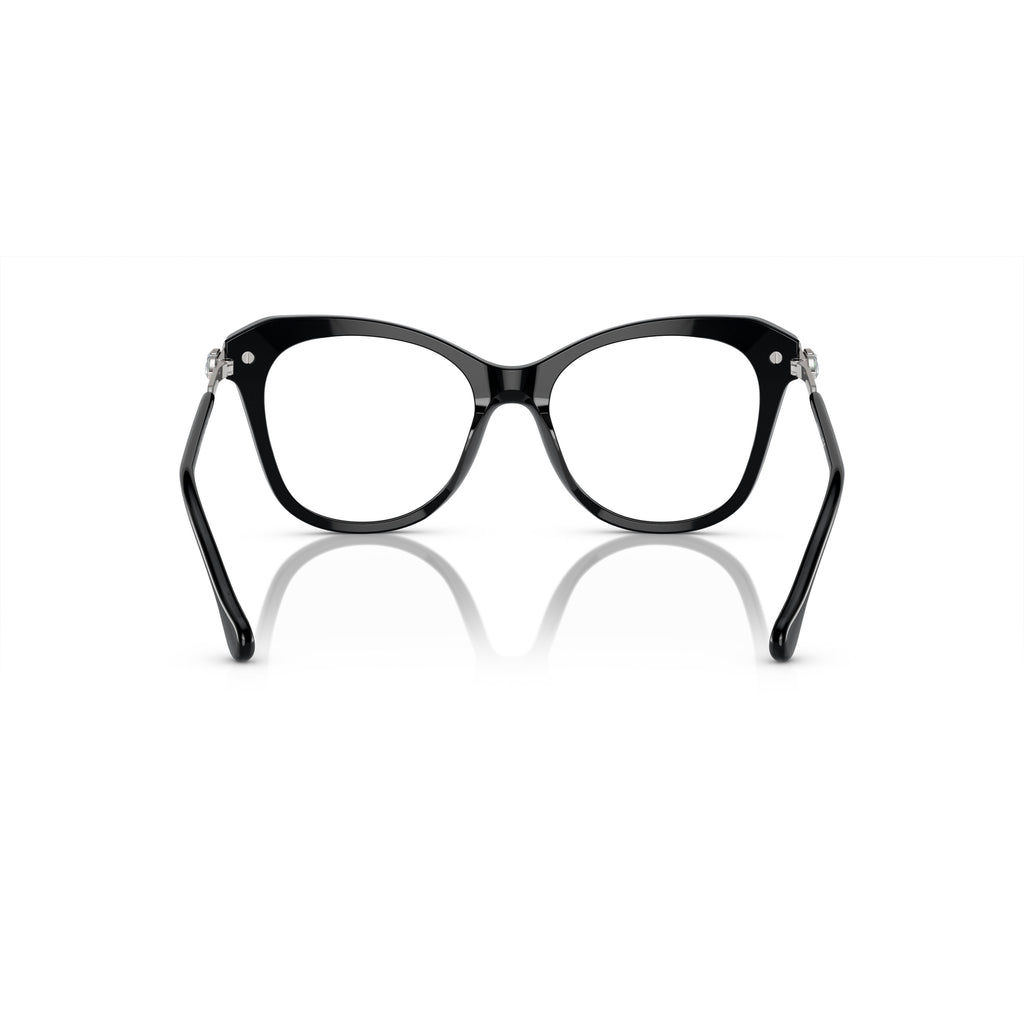 0Sk2012 Oversized Cat-Eye Eyeglasses with Crystal Embellishments