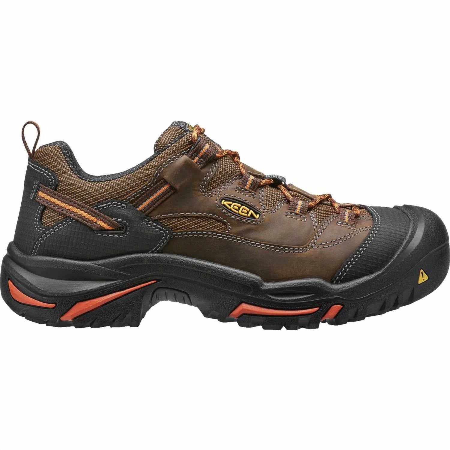 Men's Braddock Low Soft Toe Work Shoes In Cascade Orange Ochre