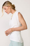 Women's Pleated Muscle T-Shirt
