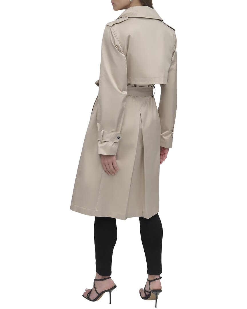 DKNY Belted Rain Jacket