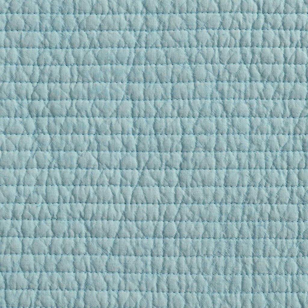 Nautica Seashore Stitch Green King Quilt Set