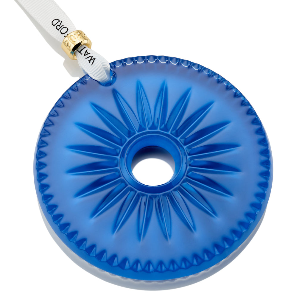 New Year Disc Firework Blue
