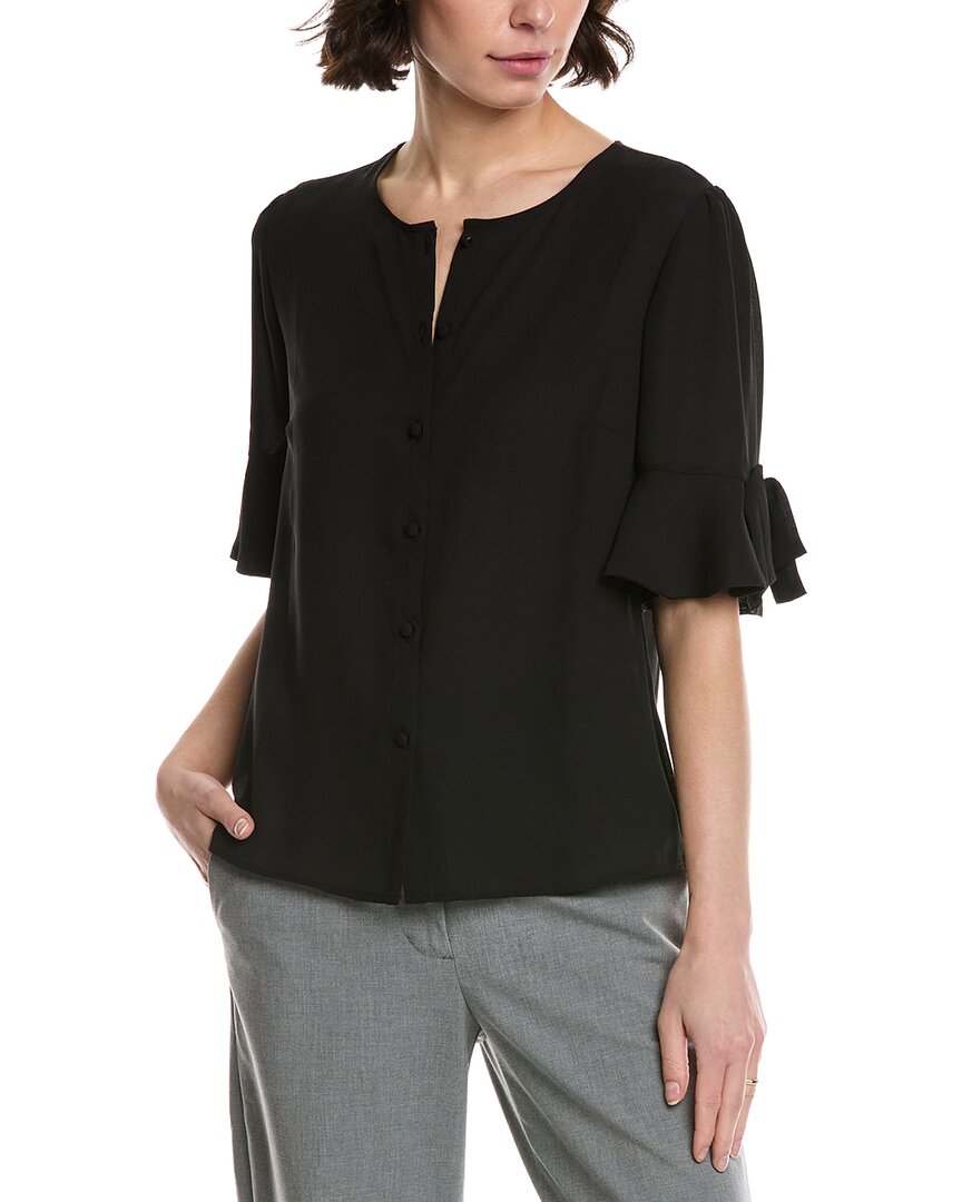 CeCe Flounce Bow Sleeve Top