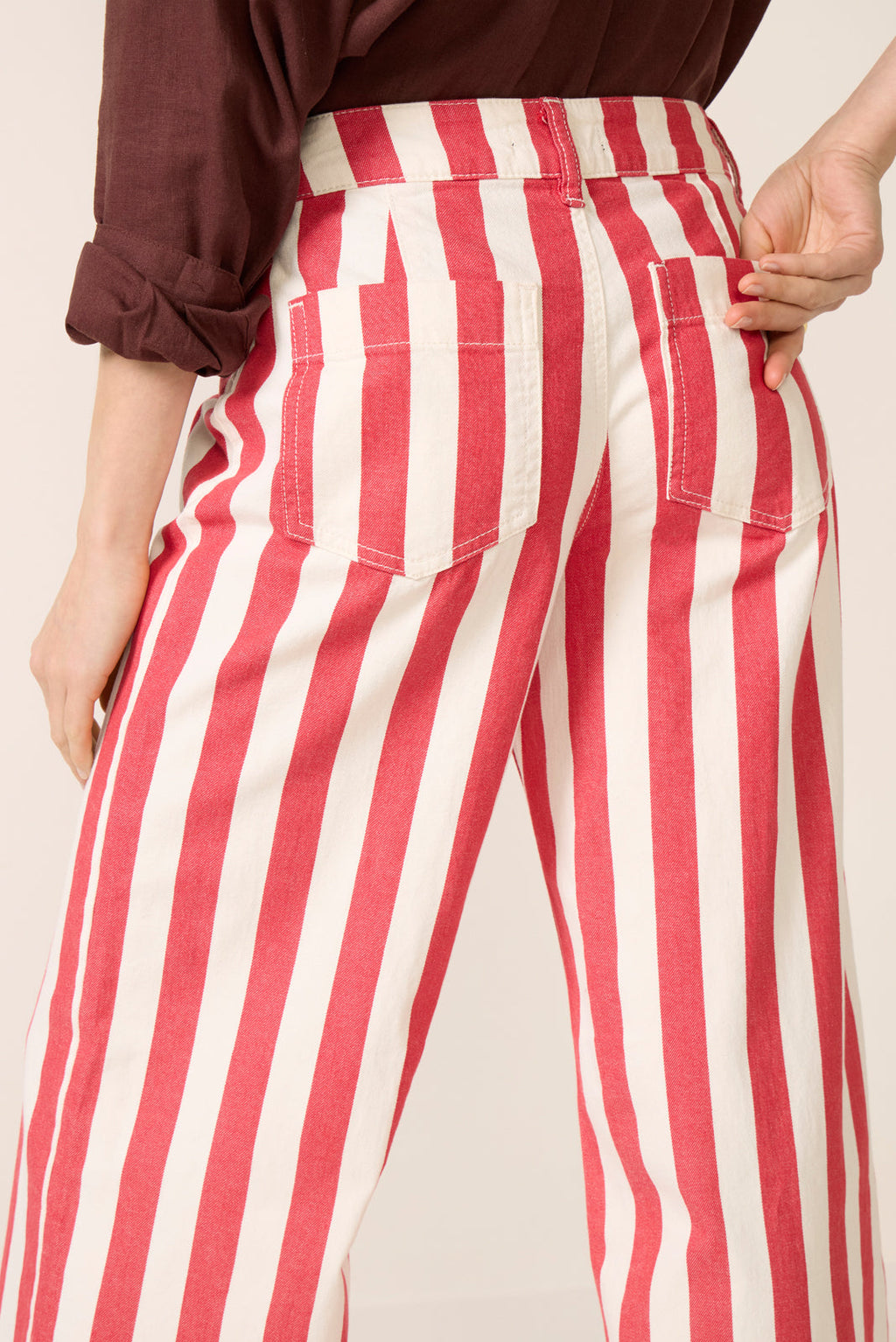 Women's Maker Wide Leg Stripe Pants