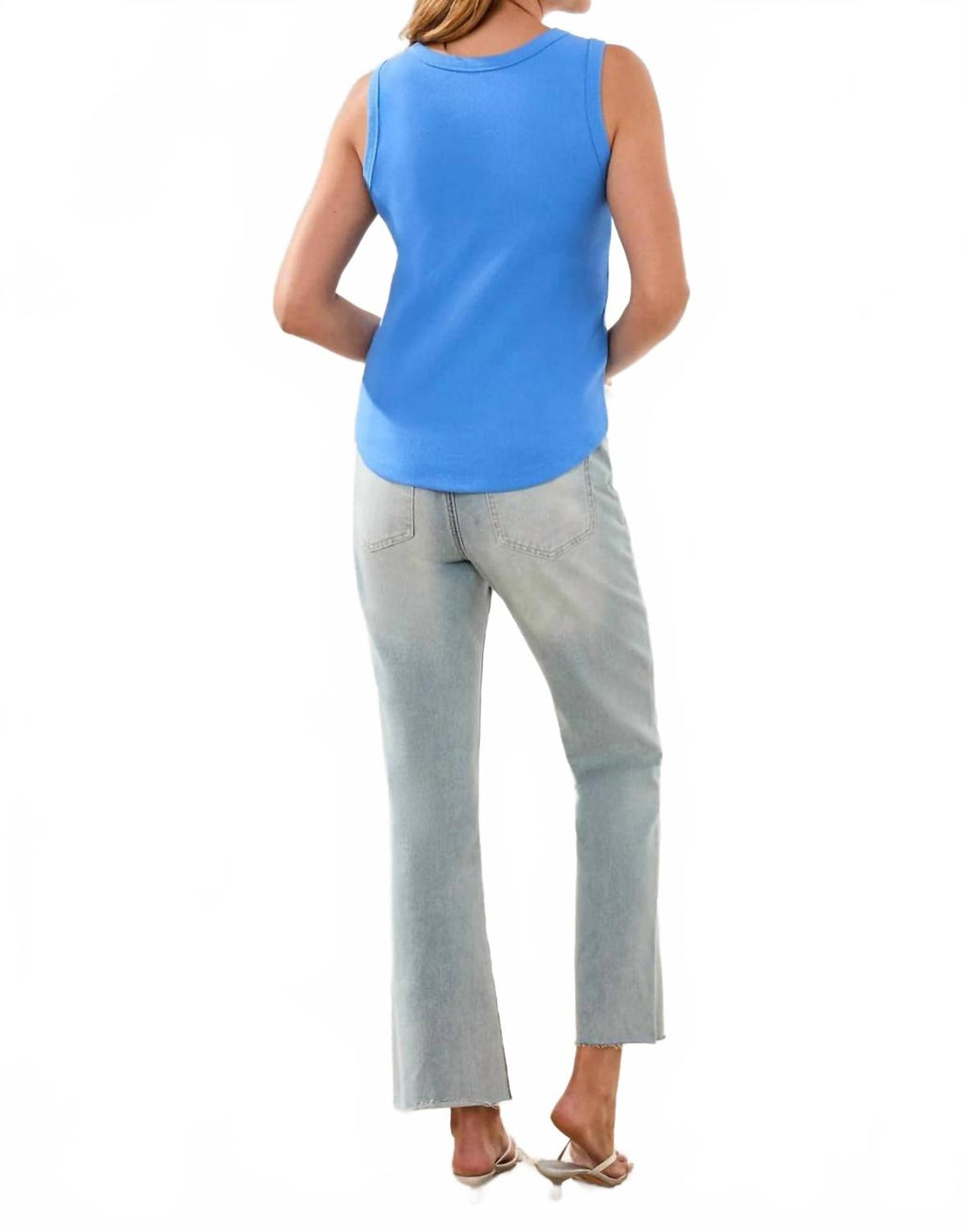 Wear Two Ways Reversible Tank Top In Sky Blue