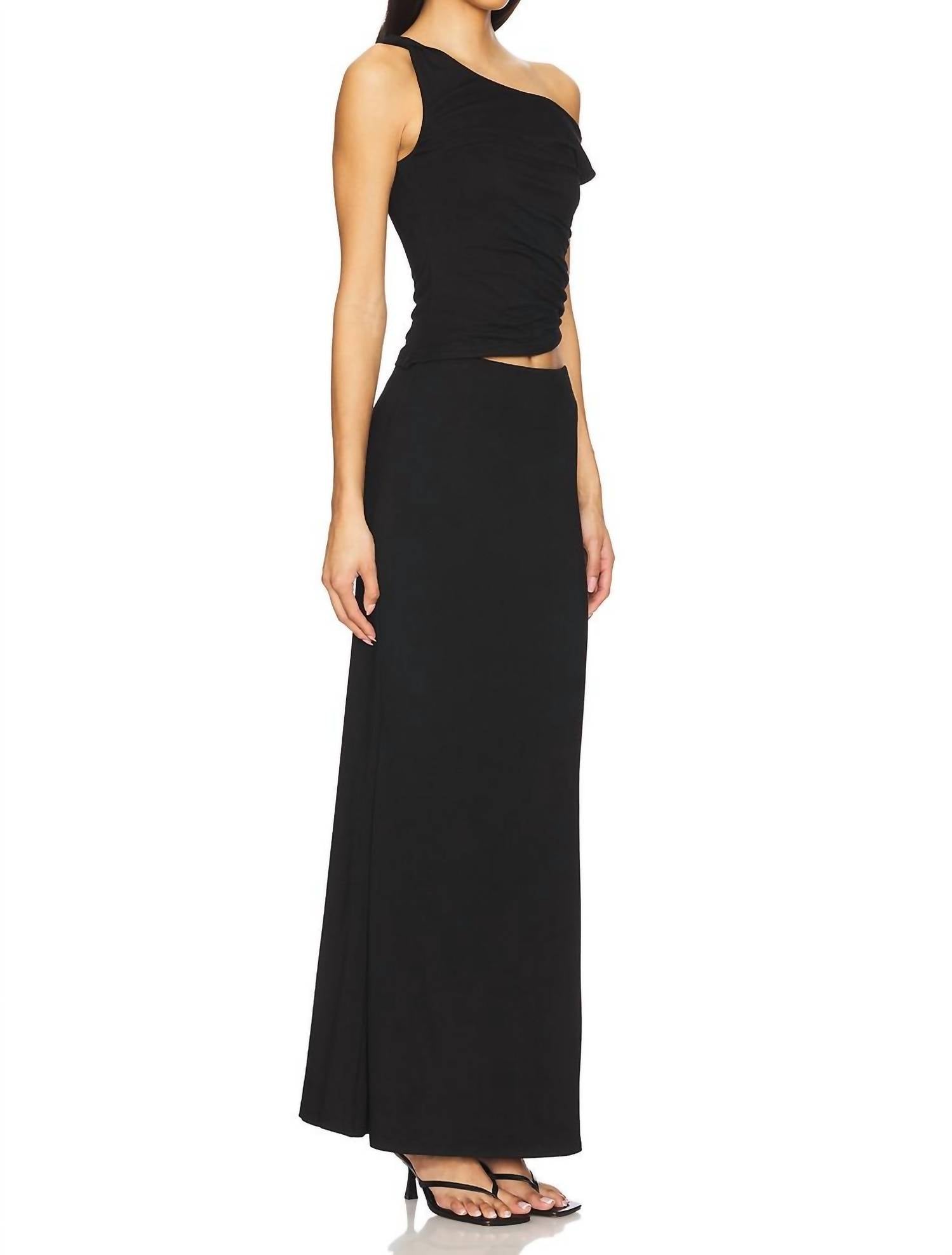 Calliope Skirt Set In Black