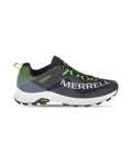 Men's Mtl Long Sky 12.0 Trail Running Shoes In Black/lime