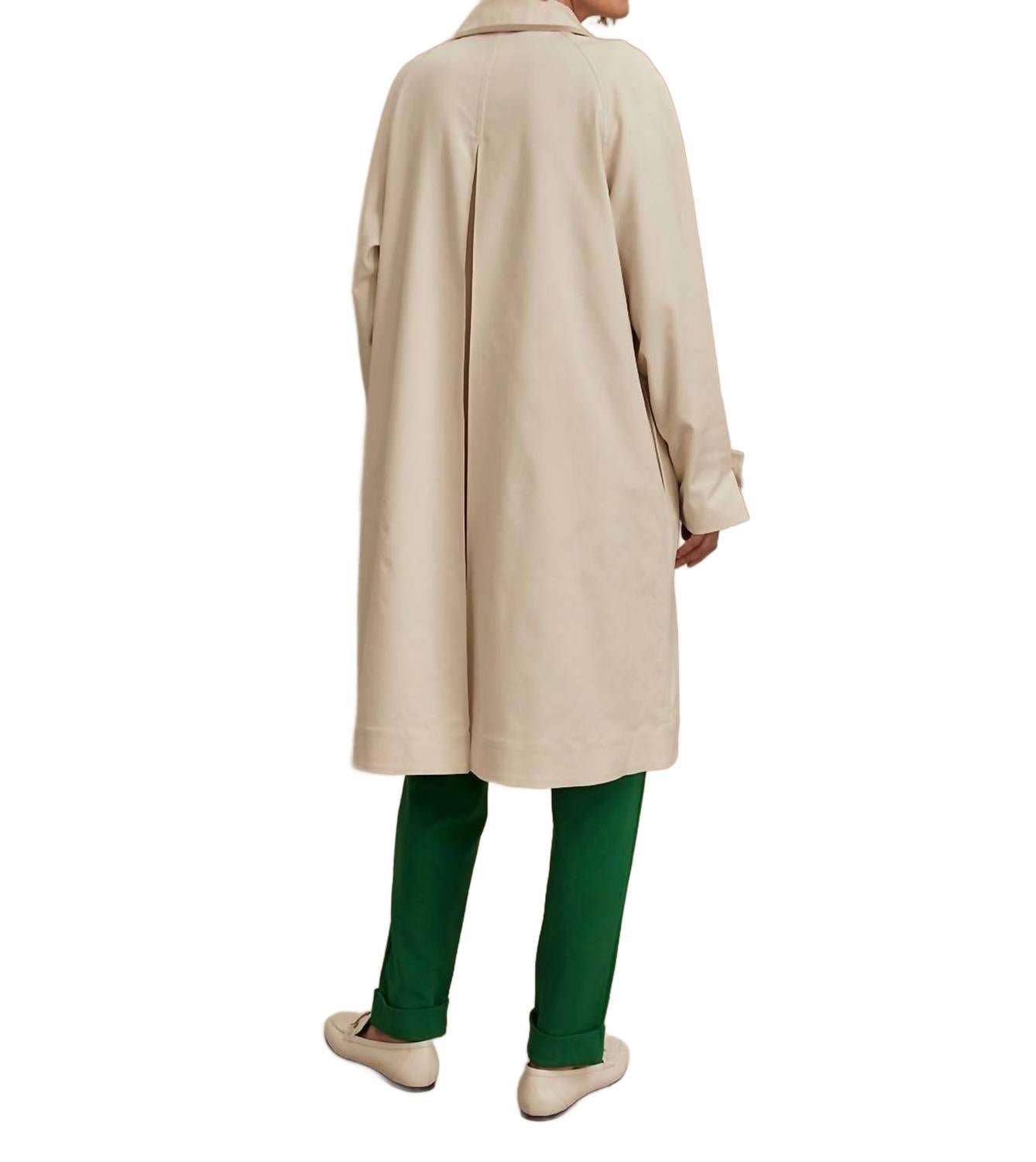 Stamford Car Coat In Birch