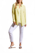 Jacquard Blouse In Wild Lime