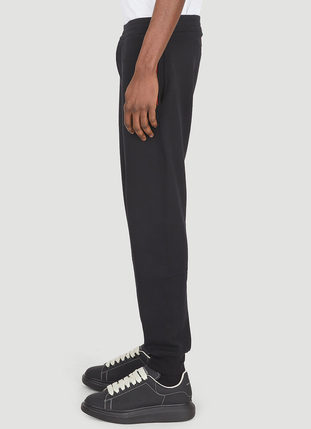 Alexander Mcqueen Men Logo Tape Track Pants