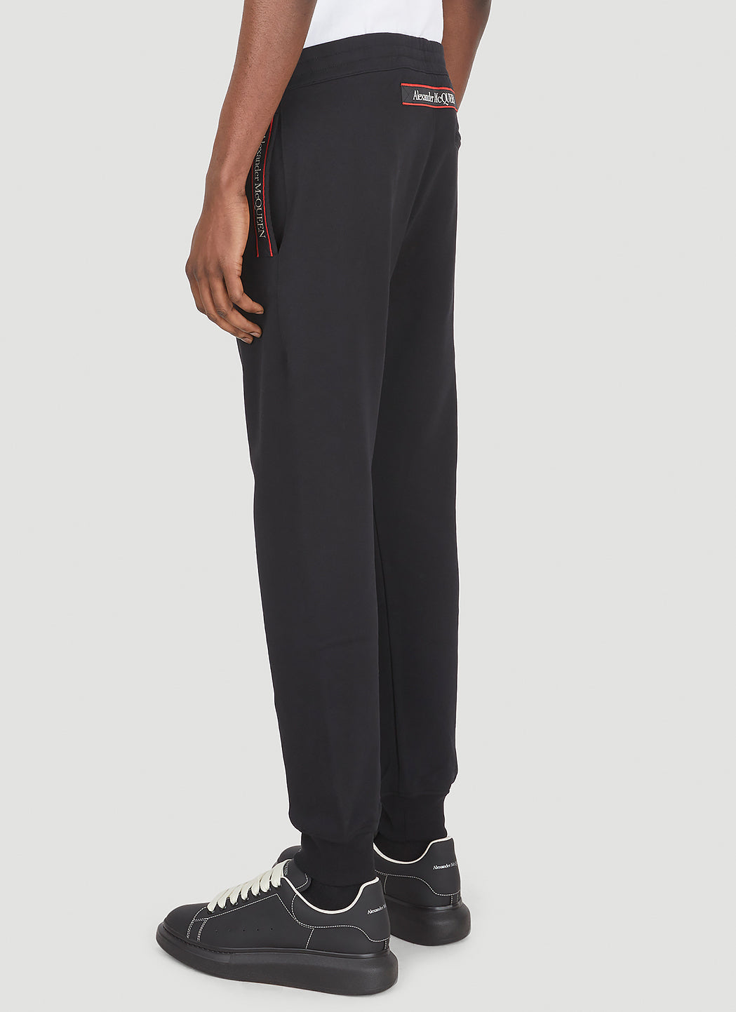 Alexander Mcqueen Men Logo Tape Track Pants