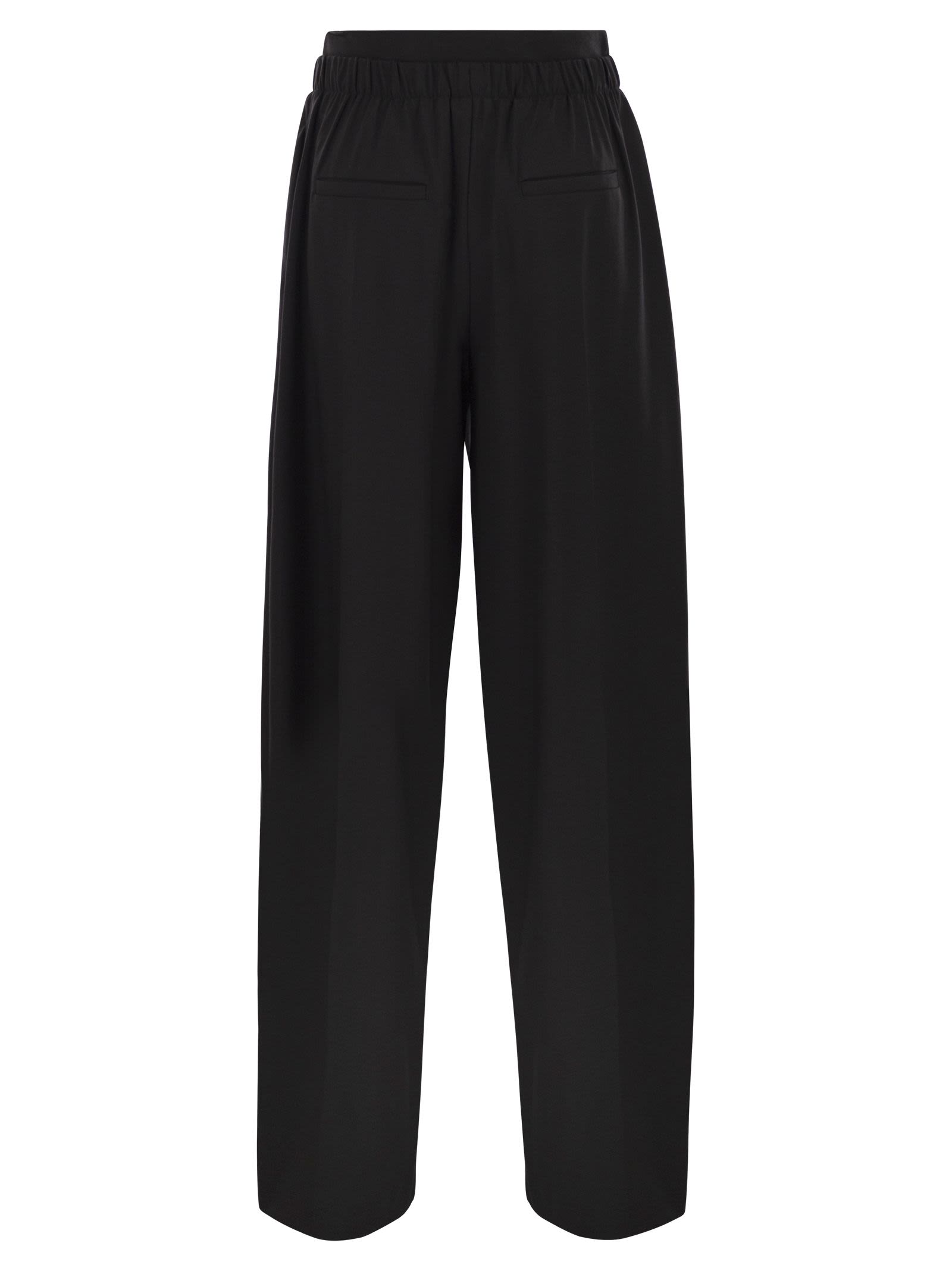 Sportmax Women Quito - Wide-Leg Trousers In Stretch Wool