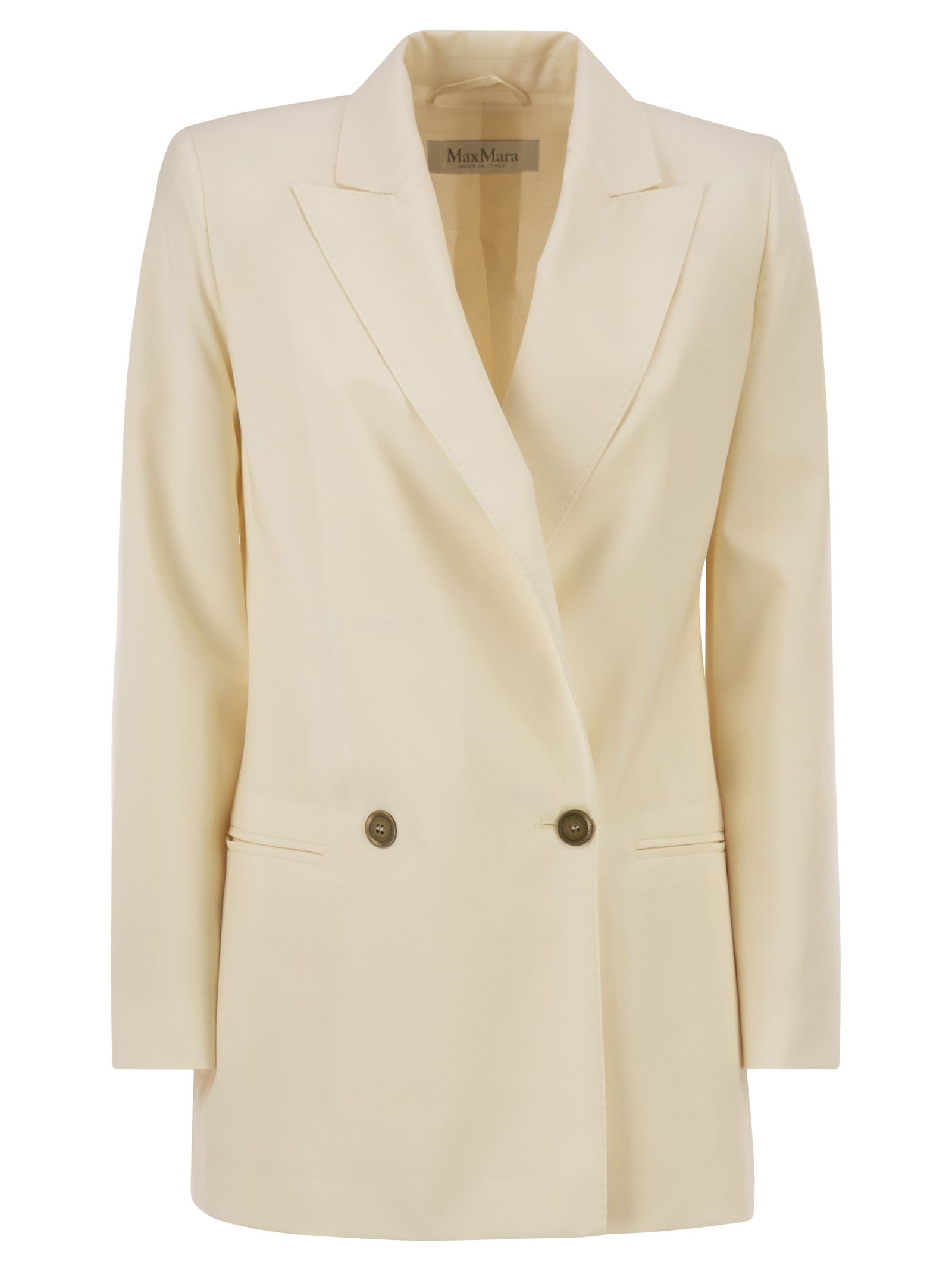 Max Mara Women Mxmbikini - Pure Virgin Wool Tailored Double-Breasted Blazer