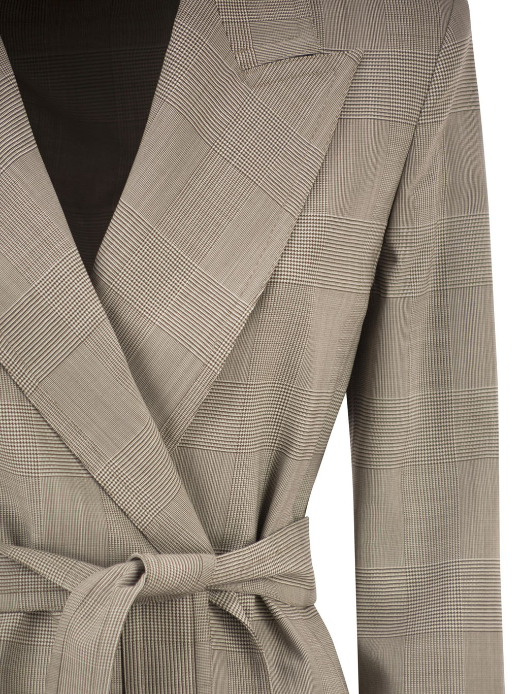 Max Mara Women Mxmnasello - Prince Of Wales Tailored Blazer With Belt