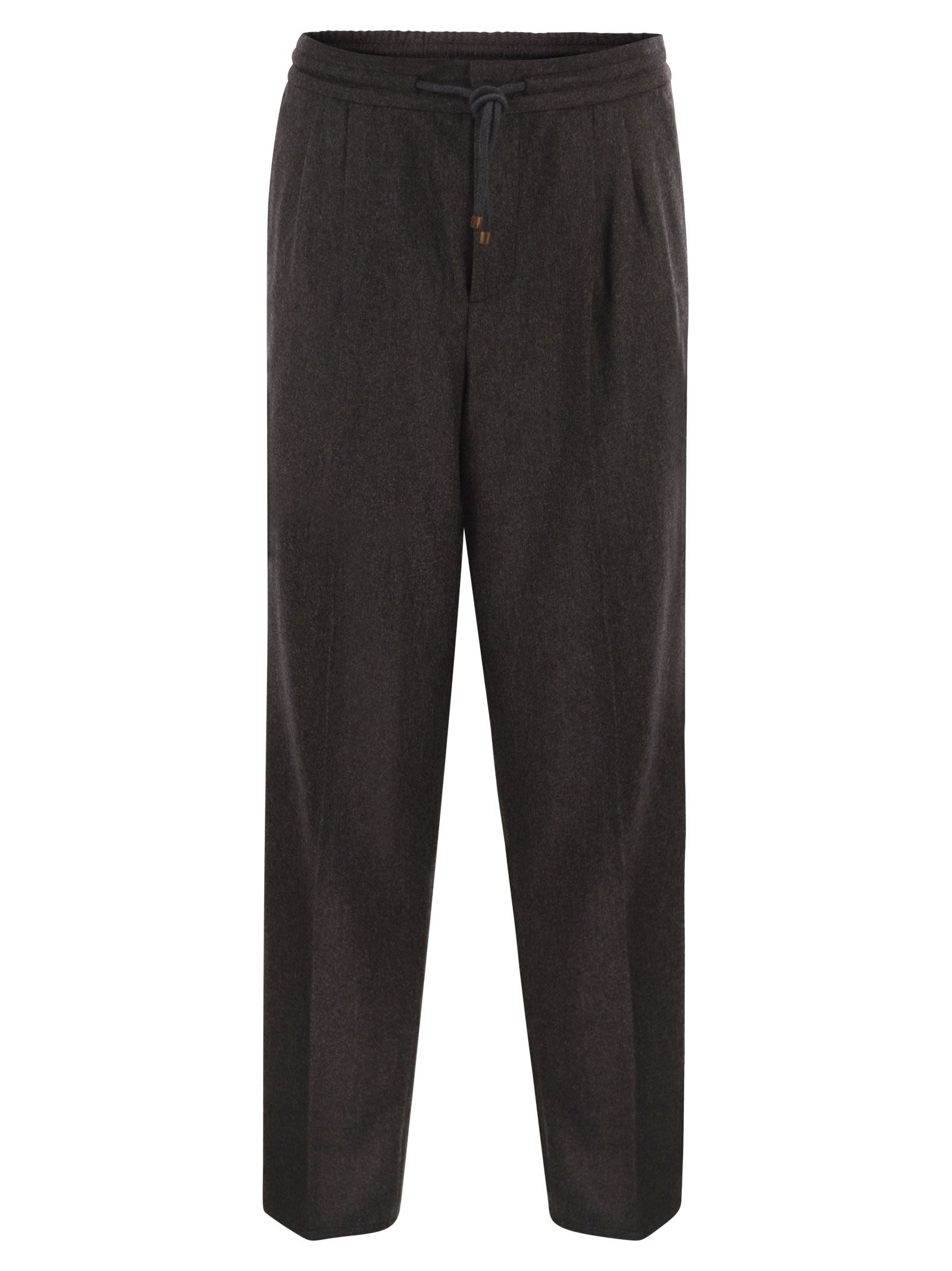 Brunello Cucinelli Men Tailored Jogger Trousers In Virgin Wool