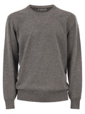 Brunello Cucinelli Men Pure Cashmere Crew-Neck Sweater