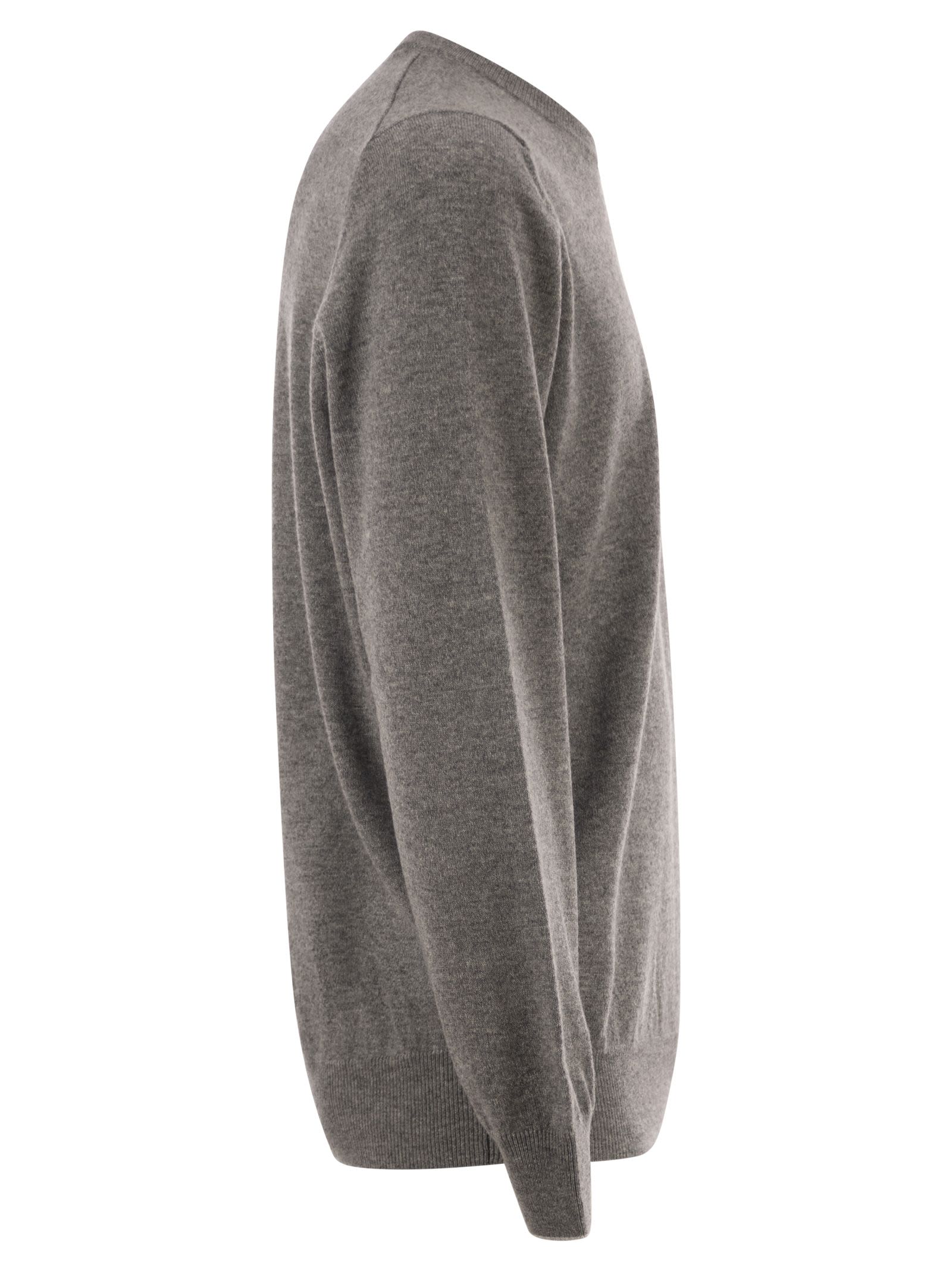 Brunello Cucinelli Men Pure Cashmere Crew-Neck Sweater