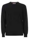 Brunello Cucinelli Men Pure Cashmere Crew-Neck Sweater
