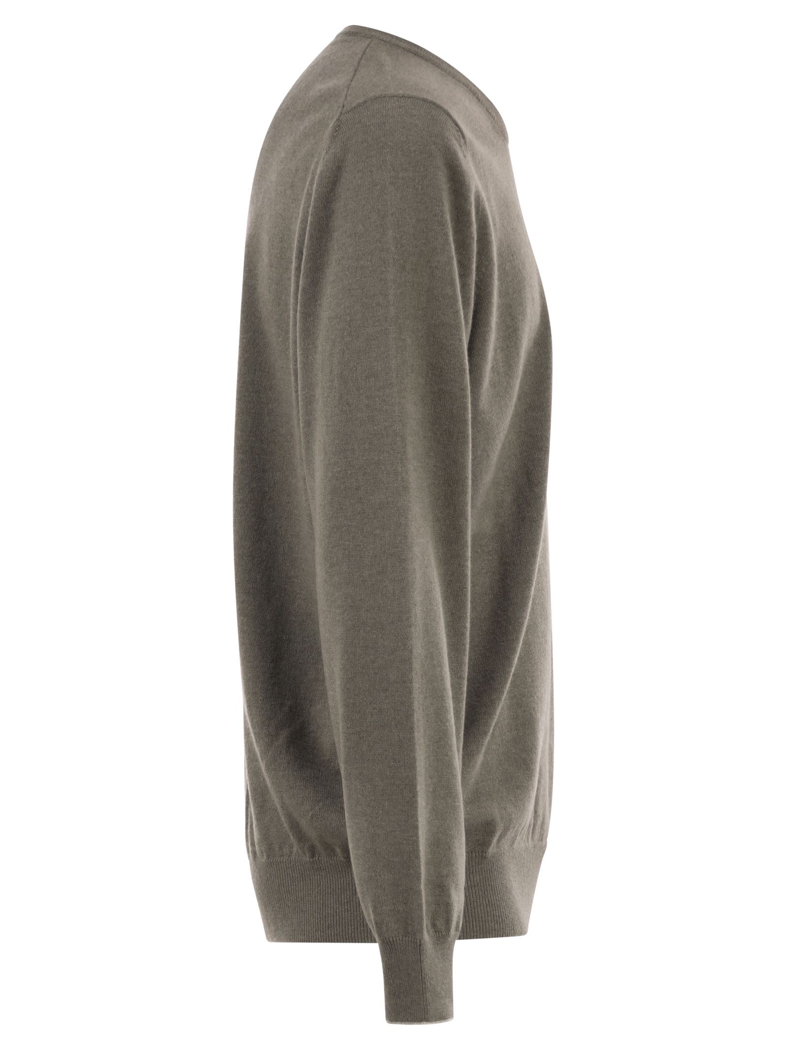 Brunello Cucinelli Men Pure Cashmere Crew-Neck Sweater