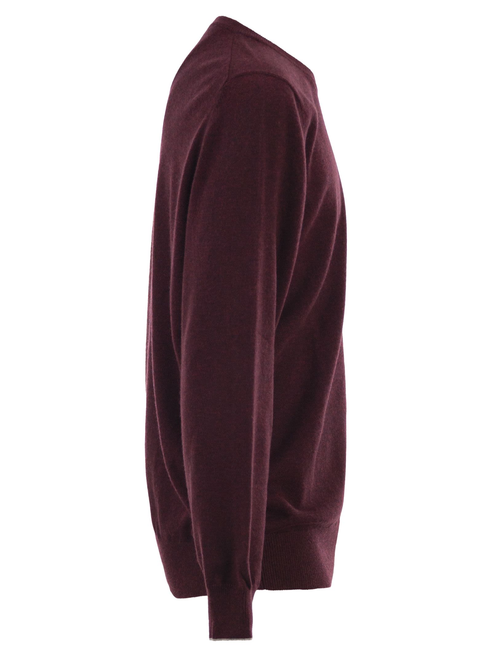 Brunello Cucinelli Men Pure Cashmere Crew-Neck Sweater