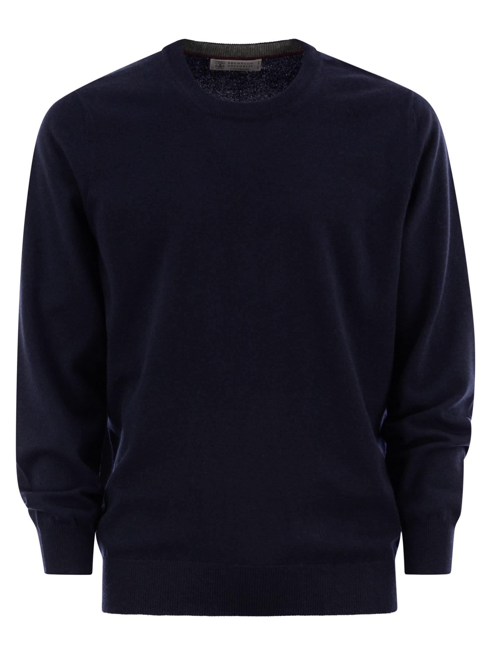 Brunello Cucinelli Men Cashmere Sweater Crewneck Knitwear