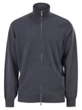 Brunello Cucinelli Men High-Necked Cashmere Cardigan With Zip