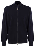 Brunello Cucinelli Men High-Necked Cashmere Cardigan With Zip