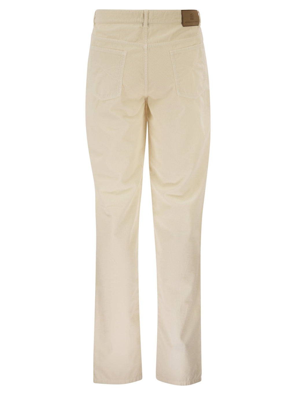 Brunello Cucinelli Men Five-Pocket Cotton Corduroy Trousers