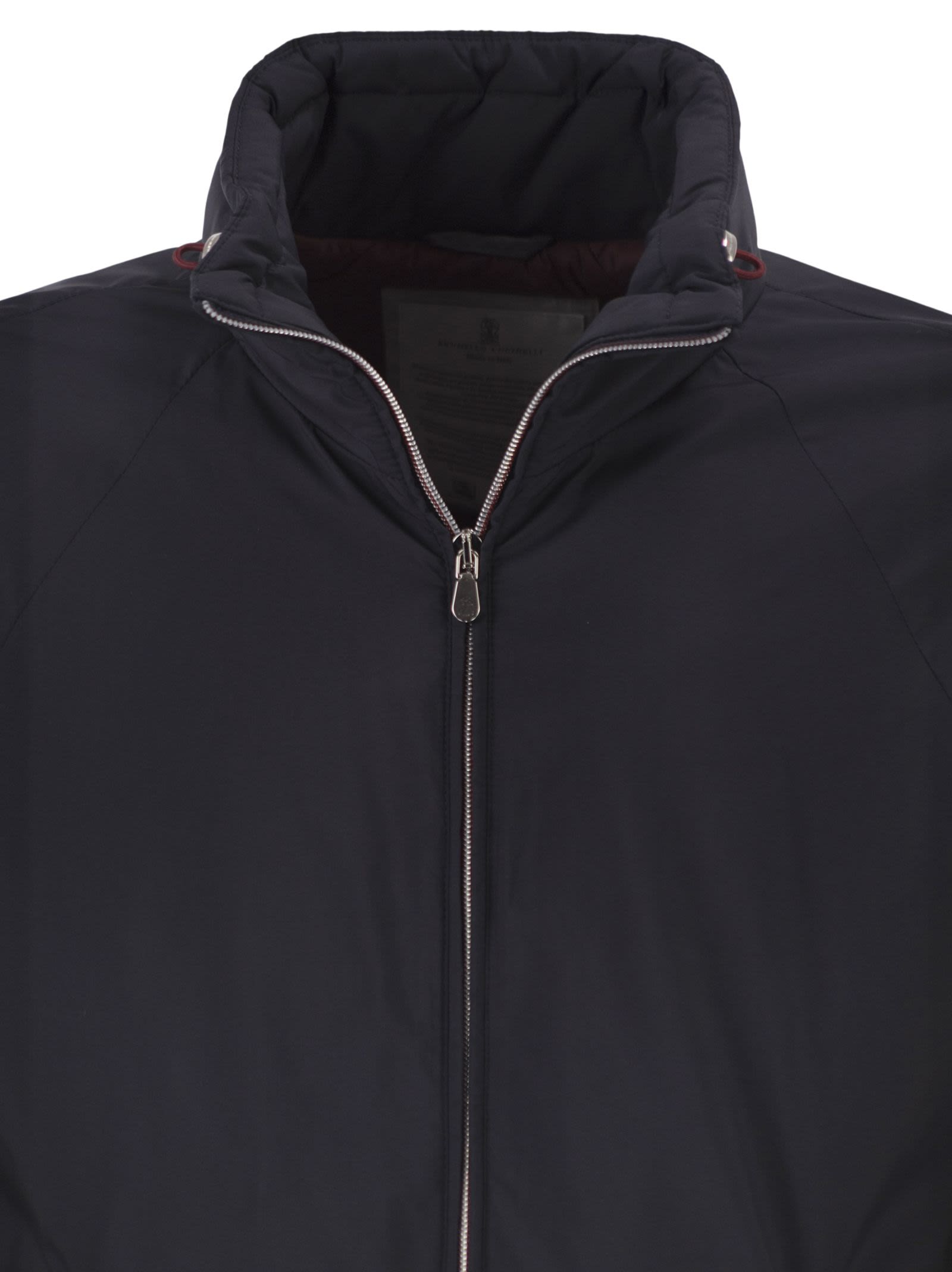 Brunello Cucinelli Men Lightweight Padded Technical Jacket