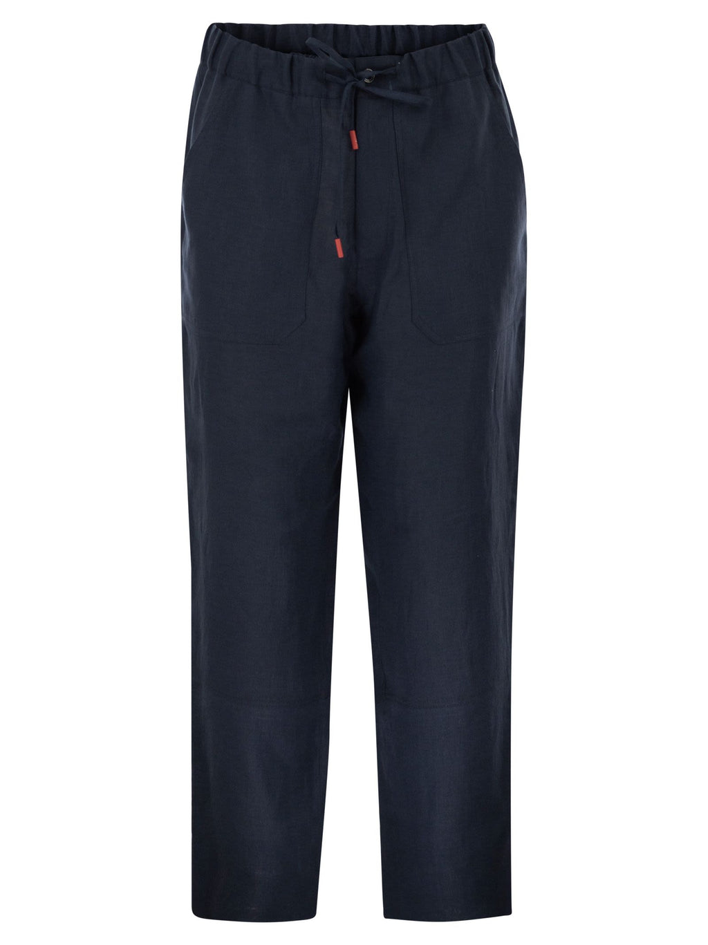 Kiton Men Tailored Linen Drawstring Trousers