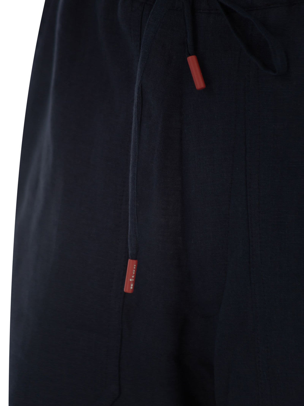 Kiton Men Tailored Linen Drawstring Trousers