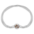 Autumn Maple Leaf Multi-Strand Bracelet