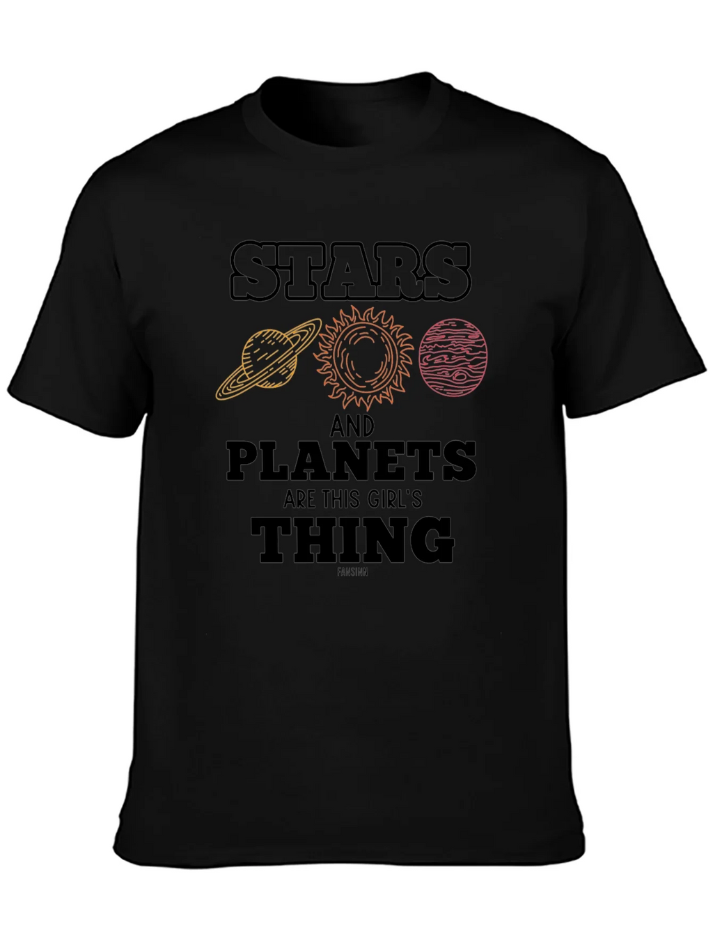 Stars & Planets T-Shirt - Space Lover Tee