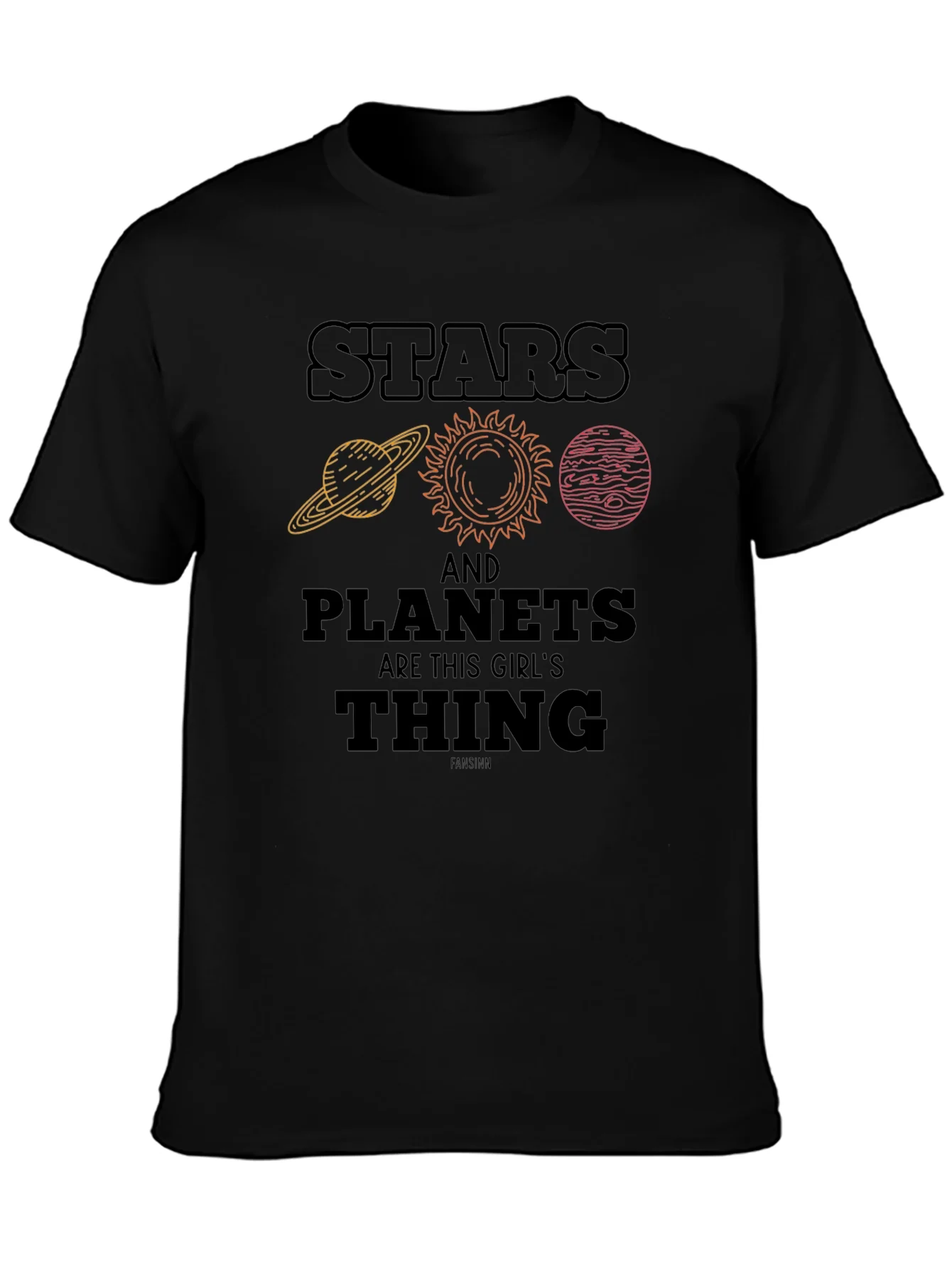 Stars & Planets T-Shirt - Space Lover Tee