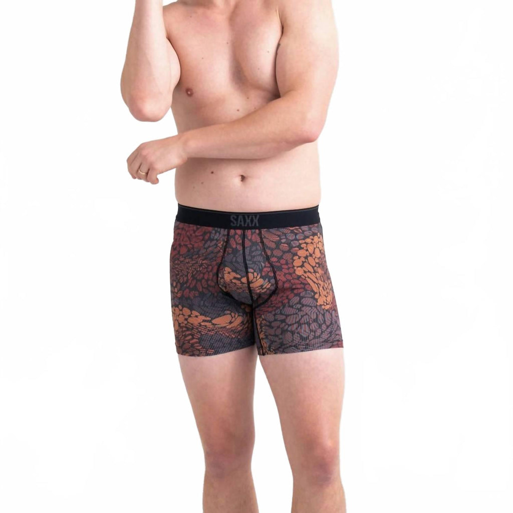 Quest Boxer Brief In River Rock Camo Clay
