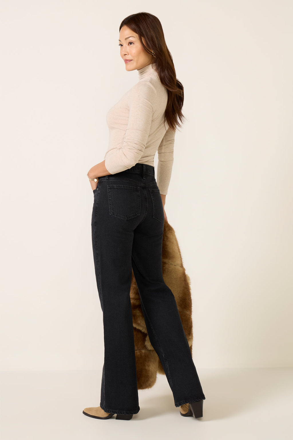 Women's Ever Vintage Bootcut w Slit 32'Jean
