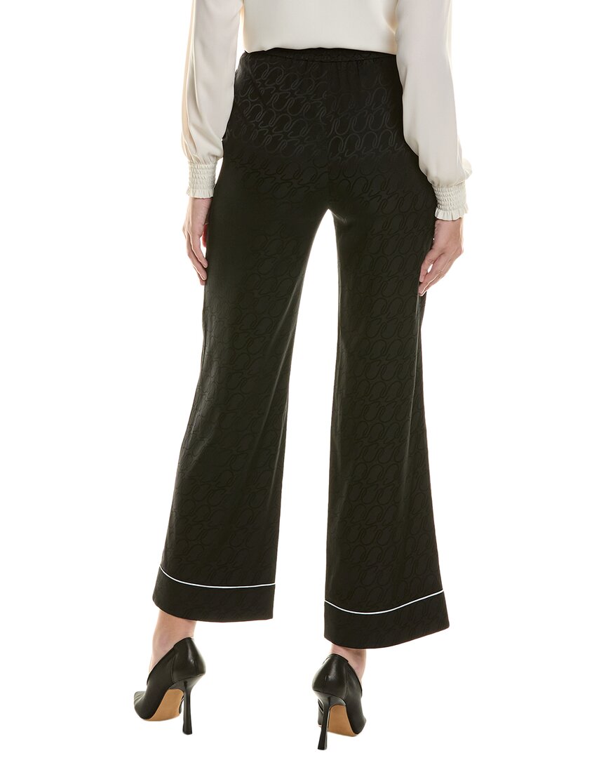 St. John Cursive Icon Silk-Blend Pant