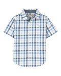 Hope & Henry Seersucker Short Sleeve Shirt