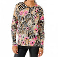 Salima Sweater In Rutabaga Elm Morocco