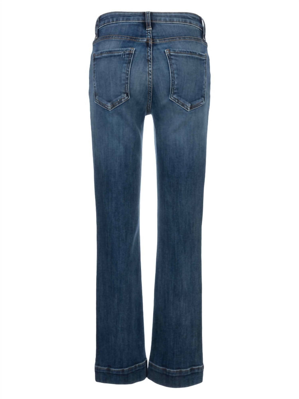 Kelsey High Rise Ankle Flare With Wide Hem Jean In Vibrant