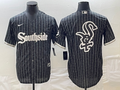 Men's Chicago White Sox Black City Connect Replica Team Jersey1