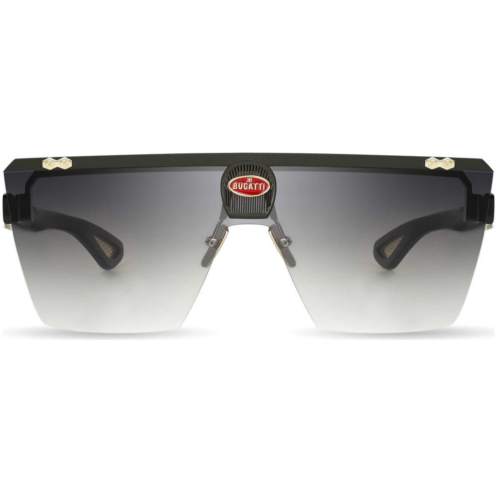 Bugatti Men's 42 mm Black Sunglasses