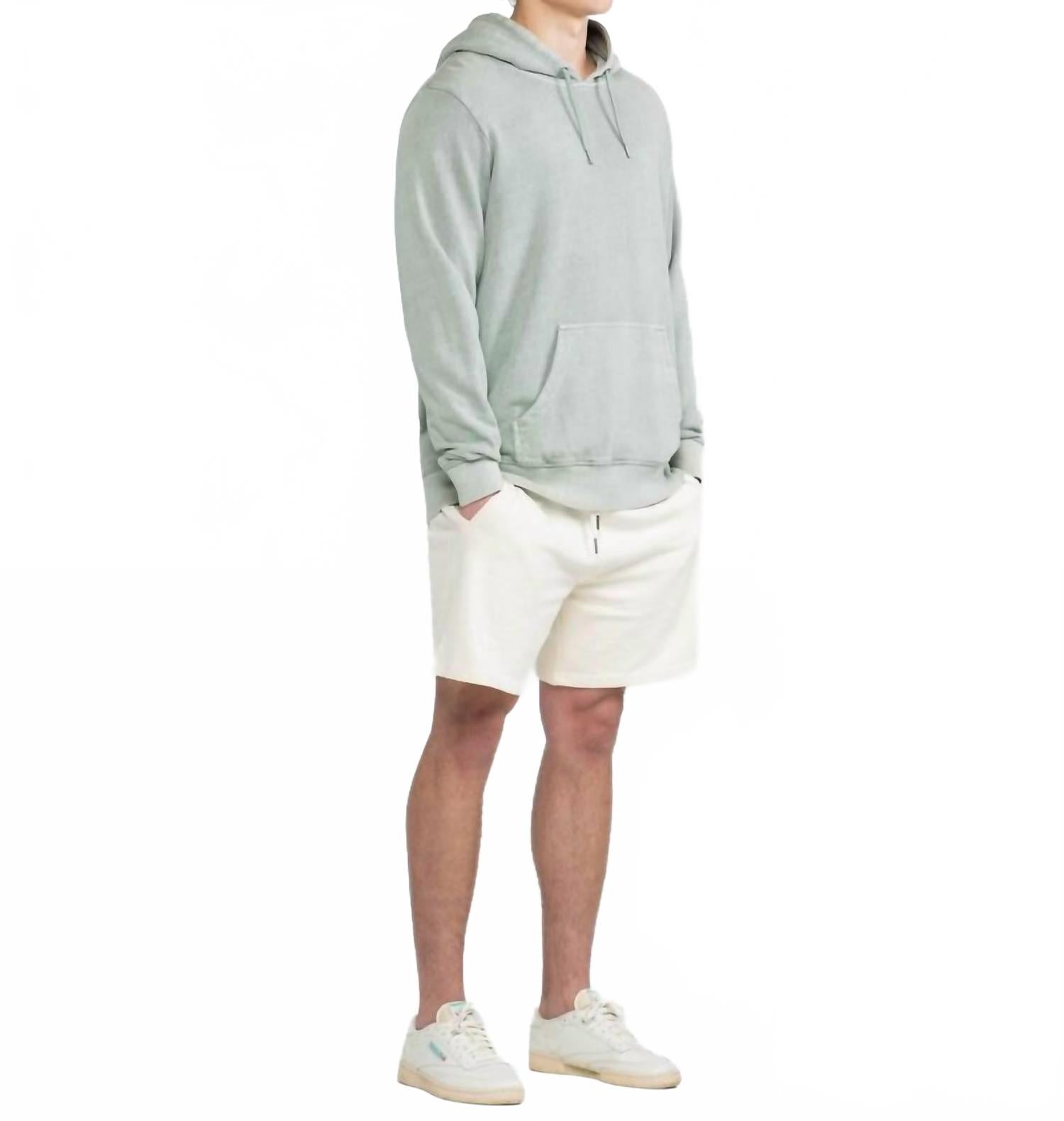 French Terry Hoodie In Sage