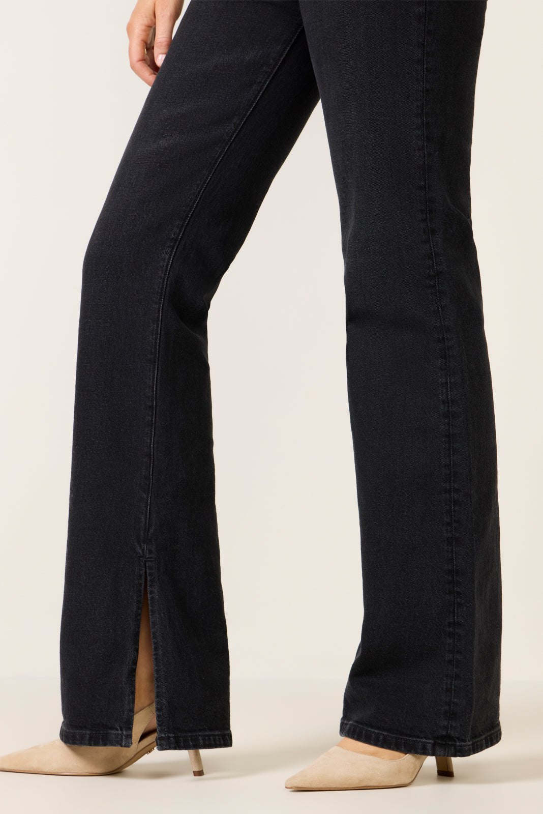 Women's Ever Vintage Bootcut w Slit 34'Jean