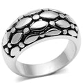 Rhodium Brass Ring with No Stone