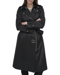 DKNY Belted Rain Jacket