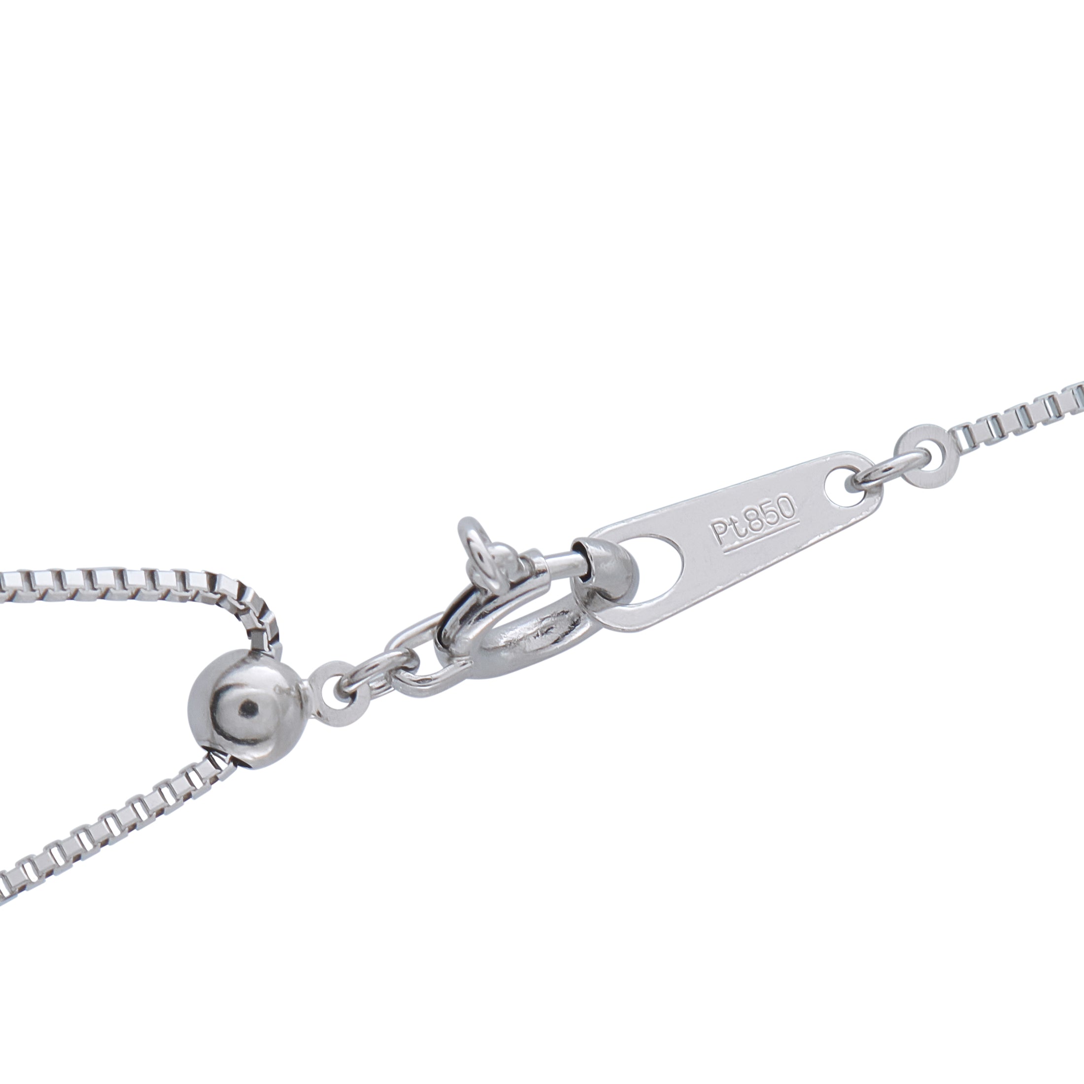 LB Exclusive Platinum 0.50ct Diamond Cross Pendant Necklace MF21-041426