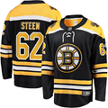 Men's Boston Bruins Oskar Steen #62 Black Player Game jersey