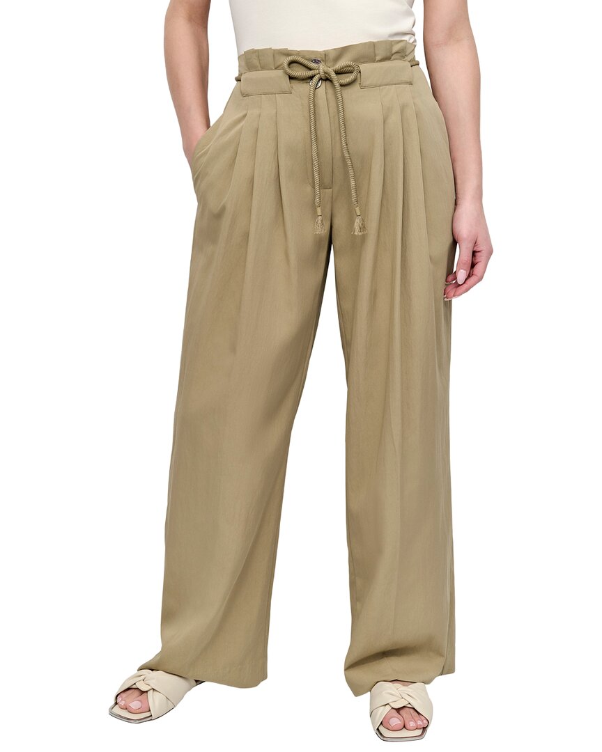 DKNY Rope Tie Front Wide Leg Pant